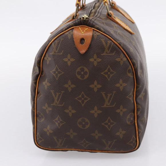 LOUIS VUITTON Monogram Speedy 30 Hand Bag M41526 LV Auth 200515A