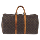 LOUIS VUITTON Monogram Keepall 50 Boston Bag M41426 LV Auth 200517-13