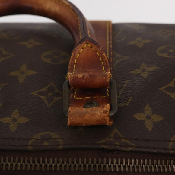 LOUIS VUITTON Monogram Keepall 55 Boston Bag M41424 LV Auth 200518