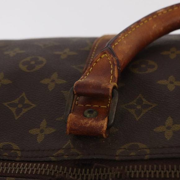 LOUIS VUITTON Monogram Keepall 55 Boston Bag M41424 LV Auth 200518