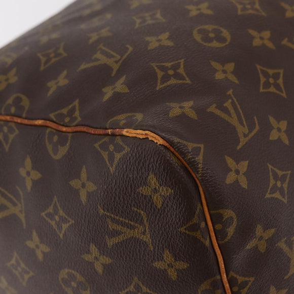 LOUIS VUITTON Monogram Keepall 55 Boston Bag M41424 LV Auth 200518