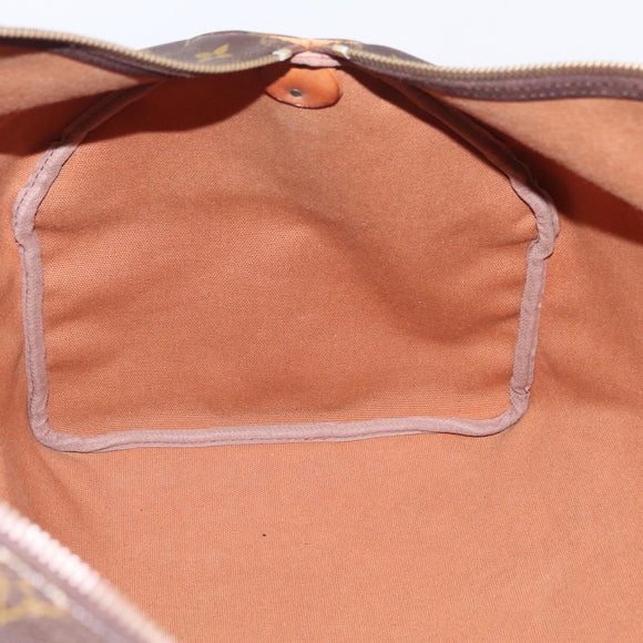 LOUIS VUITTON Monogram Keepall 55 Boston Bag M41424 LV Auth 200518