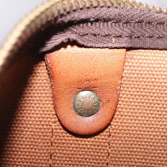 LOUIS VUITTON Monogram Keepall 55 Boston Bag M41424 LV Auth 200518
