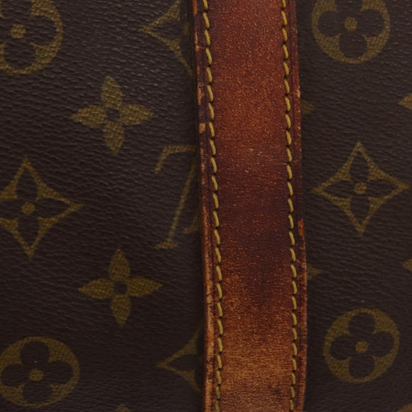 LOUIS VUITTON Monogram Keepall 55 Boston Bag M41424 LV Auth 200518