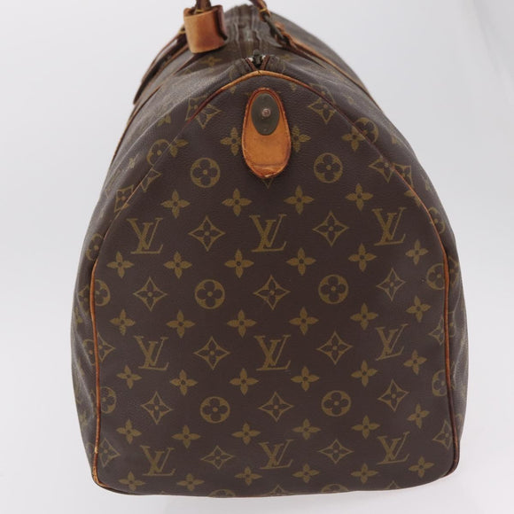 LOUIS VUITTON Monogram Keepall 55 Boston Bag M41424 LV Auth 200518