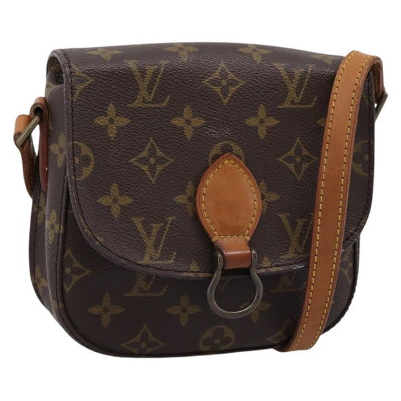 LOUIS VUITTON Monogram Saint Cloud PM Shoulder Bag M51244 LV Auth 200519