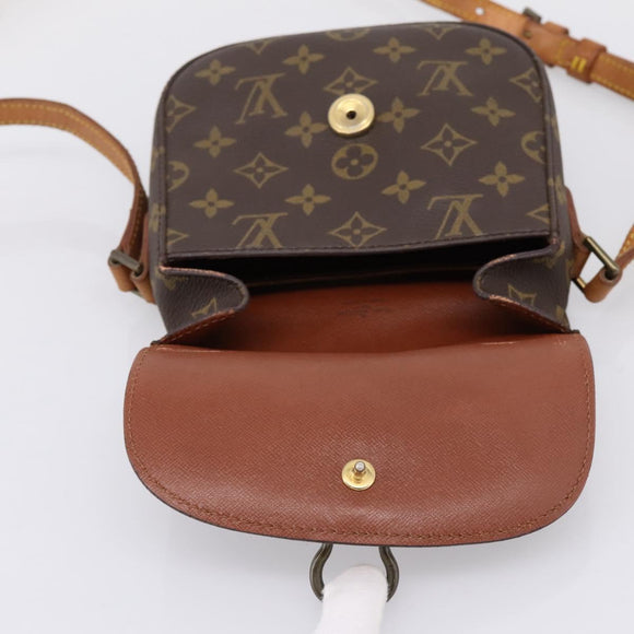 LOUIS VUITTON Monogram Saint Cloud PM Shoulder Bag M51244 LV Auth 200519