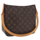 LOUIS VUITTON Monogram Looping MM Shoulder Bag M51146 LV Auth 200521V-1