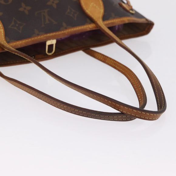 LOUIS VUITTON Monogram Neverfull PM Tote Bag M40155 LV Auth 200522