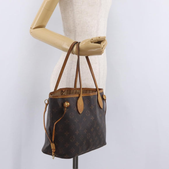 LOUIS VUITTON Monogram Neverfull PM Tote Bag M40155 LV Auth 200522