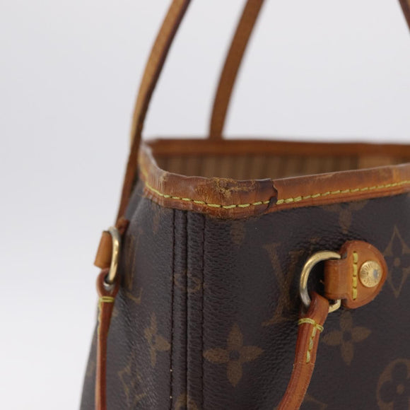 LOUIS VUITTON Monogram Neverfull PM Tote Bag M40155 LV Auth 200522
