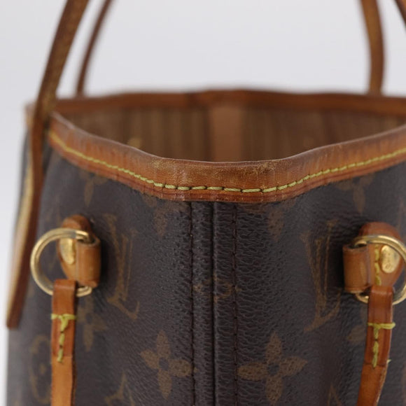 LOUIS VUITTON Monogram Neverfull PM Tote Bag M40155 LV Auth 200522