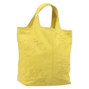 BOTTEGA VENETA INTRECCIATO Hand Bag Leather outlet Yellow 131673 Auth 200524-1