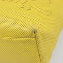 BOTTEGA VENETA INTRECCIATO Hand Bag Leather outlet Yellow 131673 Auth 200524-12