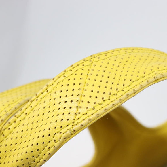 BOTTEGA VENETA INTRECCIATO Hand Bag Leather outlet Yellow 131673 Auth 200524