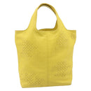 BOTTEGA VENETA INTRECCIATO Hand Bag Leather outlet Yellow 131673 Auth 200524-3