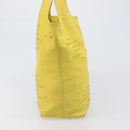 BOTTEGA VENETA INTRECCIATO Hand Bag Leather outlet Yellow 131673 Auth 200524-5