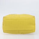 BOTTEGA VENETA INTRECCIATO Hand Bag Leather outlet Yellow 131673 Auth 200524-9