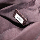CHANEL Chain Tote Bag Suede Brown CC Auth 200525-21