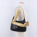 GUCCI Jackie Chain Shoulder Bag Leather Black Silver 001 4015 Auth 200526V-24