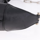 GUCCI Jackie Chain Shoulder Bag Leather Black Silver 001 4015 Auth 200526V-5