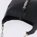 GUCCI Jackie Chain Shoulder Bag Leather Black Silver 001 4015 Auth 200526V-7