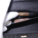 BOTTEGA VENETA INTRECCIATO Hand Bag Nylon Black Silver Auth 200527M-21