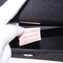 BOTTEGA VENETA INTRECCIATO Hand Bag Nylon Black Silver Auth 200527M-11