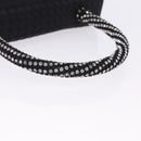 BOTTEGA VENETA INTRECCIATO Hand Bag Nylon Black Silver Auth 200527M-7