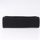 BOTTEGA VENETA INTRECCIATO Hand Bag Nylon Black Silver Auth 200527M-5