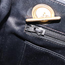 CHANEL Matelasse Chain Shoulder Bag Satin Black Gold CC Auth 200529V-21