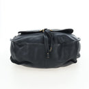 Chloe Marcie Shoulder Bag Leather Black Gold Auth 200530V-10