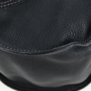 Chloe Marcie Shoulder Bag Leather Black Gold Auth 200530V-11