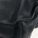 Chloe Marcie Shoulder Bag Leather Black Gold Auth 200530V-13