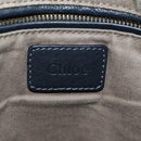 Chloe Marcie Shoulder Bag Leather Black Gold Auth 200530V-20