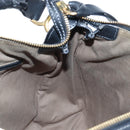 Chloe Marcie Shoulder Bag Leather Black Gold Auth 200530V-22