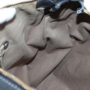 Chloe Marcie Shoulder Bag Leather Black Gold Auth 200530V-23