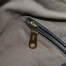 Chloe Marcie Shoulder Bag Leather Black Gold Auth 200530V-24