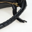 Chloe Marcie Shoulder Bag Leather Black Gold Auth 200530V-7
