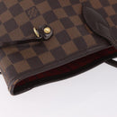 LOUIS VUITTON Damier Ebene Neverfull MM Tote Bag N51105 LV Auth 200534A-15