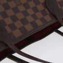 LOUIS VUITTON Damier Ebene Neverfull MM Tote Bag N51105 LV Auth 200534A-16