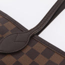 LOUIS VUITTON Damier Ebene Neverfull MM Tote Bag N51105 LV Auth 200534A-20