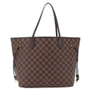 LOUIS VUITTON Damier Ebene Neverfull MM Tote Bag N51105 LV Auth 200534A-13