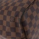 LOUIS VUITTON Damier Ebene Neverfull MM Tote Bag N51105 LV Auth 200534A-25