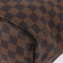 LOUIS VUITTON Damier Ebene Neverfull MM Tote Bag N51105 LV Auth 200534A-26