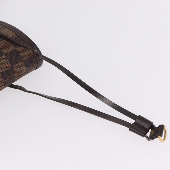 LOUIS VUITTON Damier Ebene Neverfull MM Tote Bag N51105 LV Auth 200534A