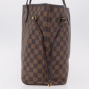 LOUIS VUITTON Damier Ebene Neverfull MM Tote Bag N51105 LV Auth 200534A-4