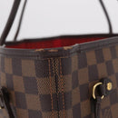 LOUIS VUITTON Damier Ebene Neverfull MM Tote Bag N51105 LV Auth 200534A-7