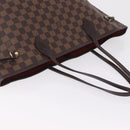 LOUIS VUITTON Damier Ebene Neverfull MM Tote Bag N51105 LV Auth 200534A-14