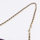PRADA Chain Shoulder Bag Nylon Purple Gold Auth 200535-8